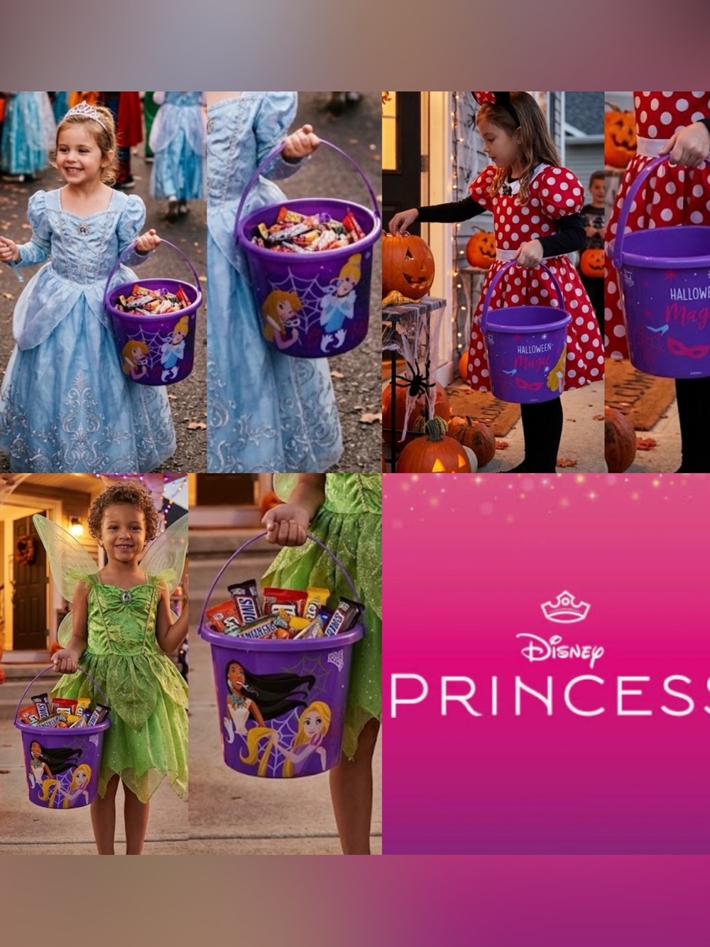 Disney Princess Halloween Bucket